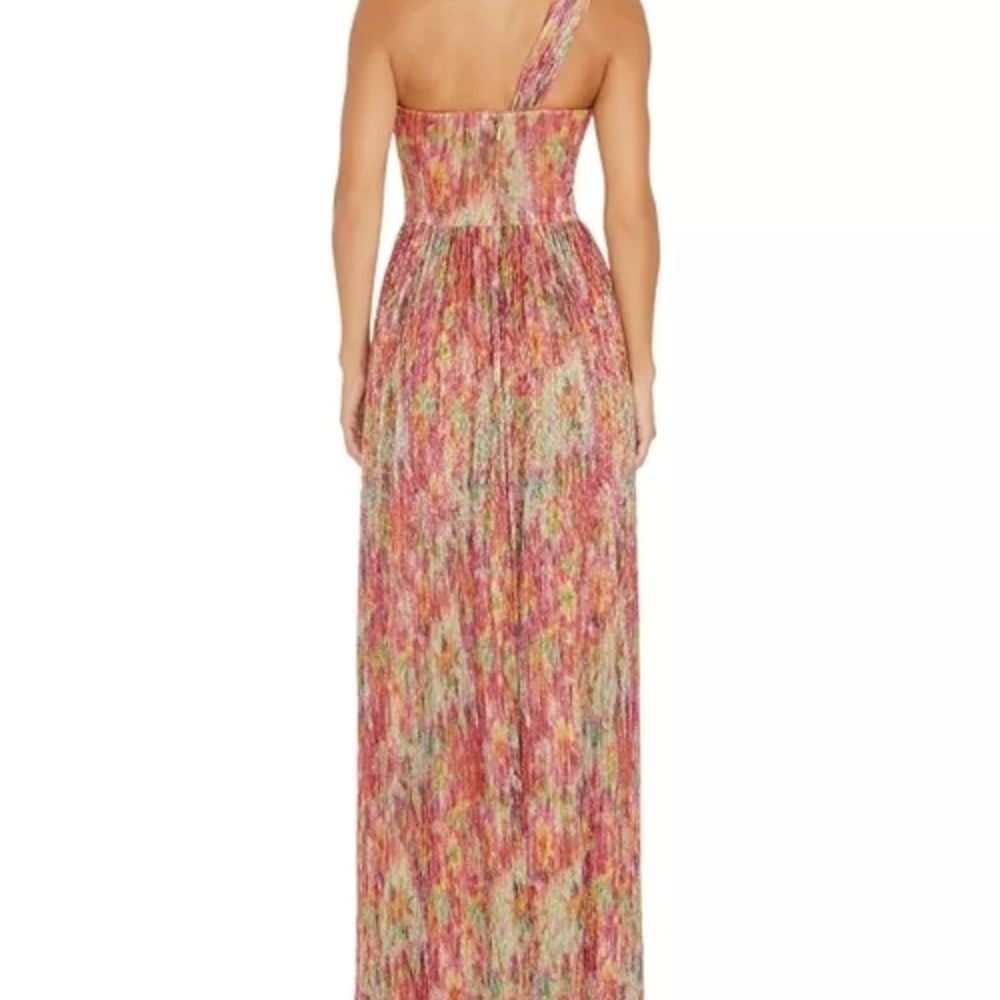 Dress the Population Vibrant One-Shoulder Dress